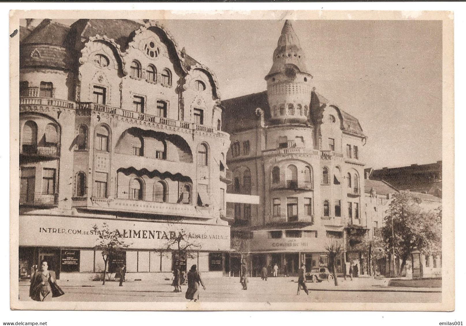 Carte Postale Voyagé Avec Timbre De 35 Bani (insuffisamment Affranchi ) Et Timbre Porto 20 Bani Et "T" Voyaé 1955 - Officials