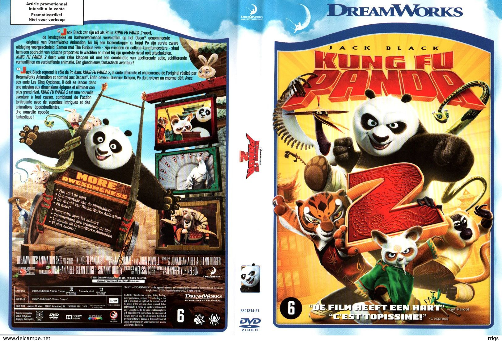 DVD - Kung Fu Panda 2 - Animation