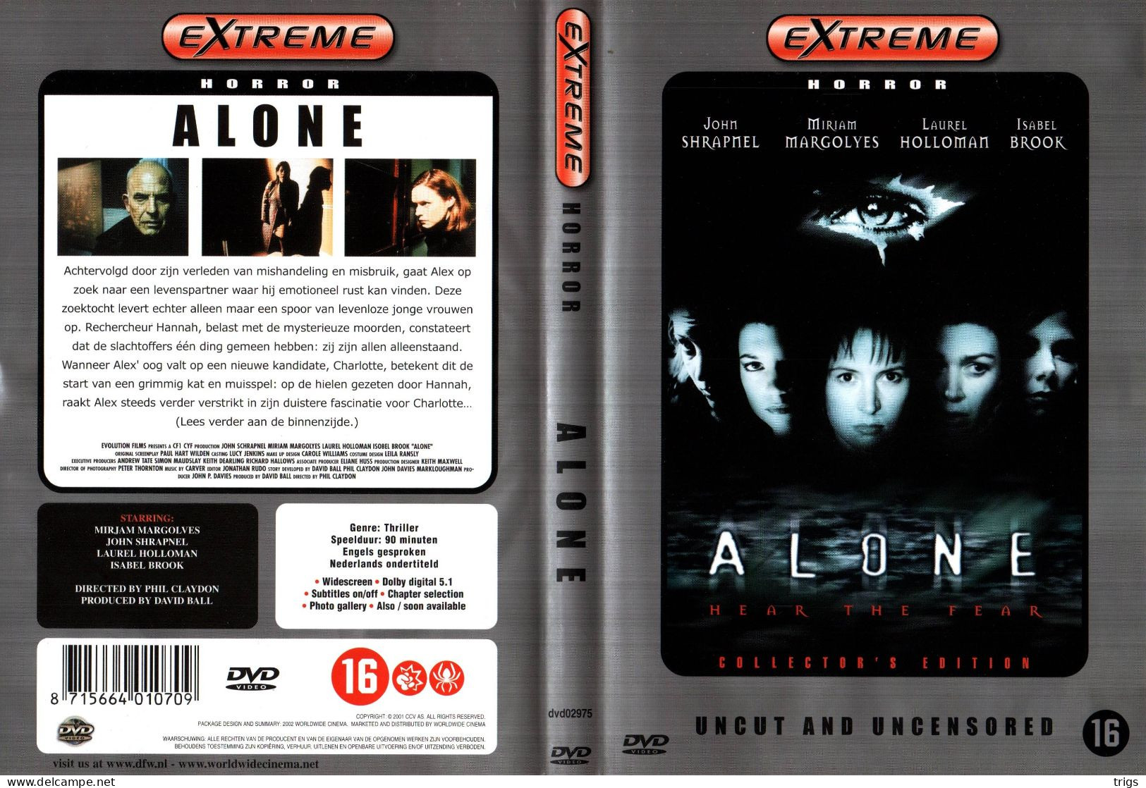 DVD - Alone - Horror