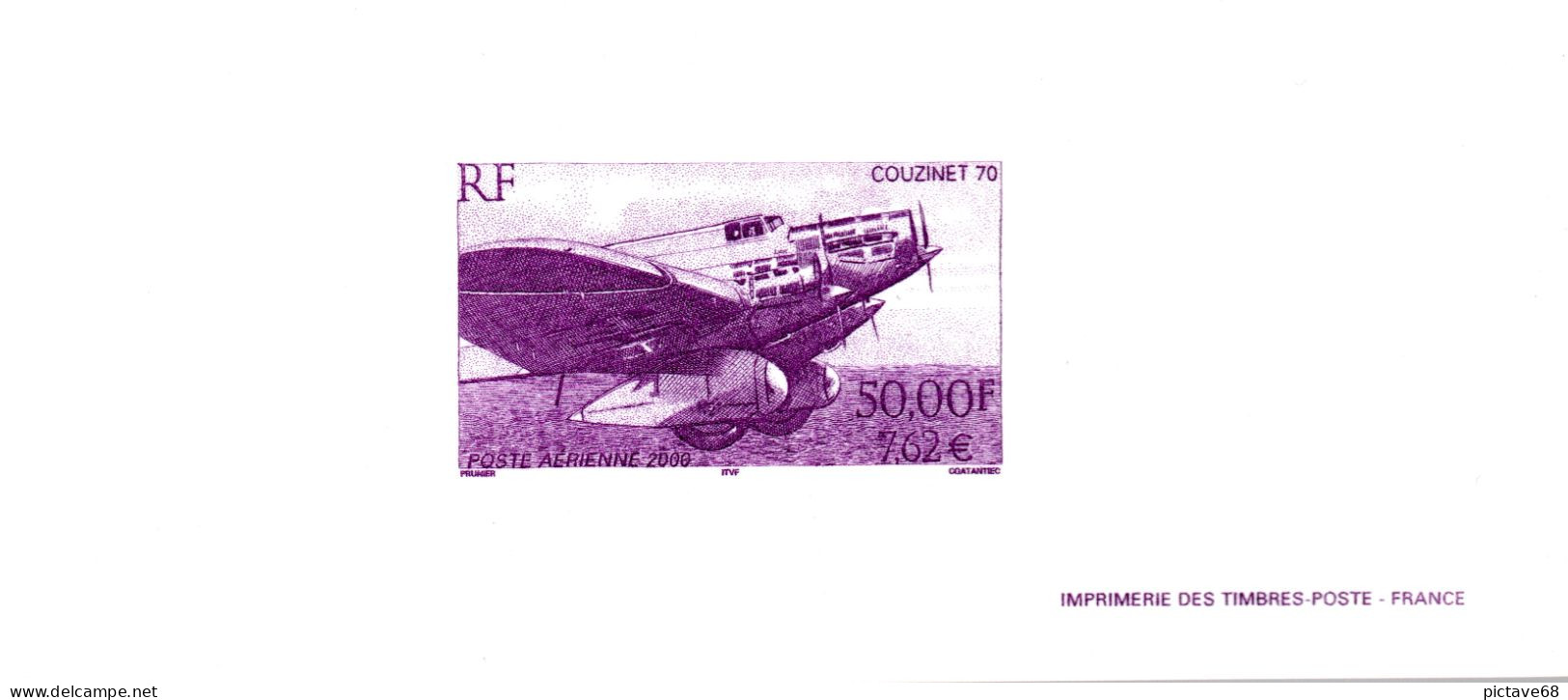 FRANCE / AVIONS / GRAVURE DE LA POSTE  PA N° 64  COUZINET 70 - Aviation