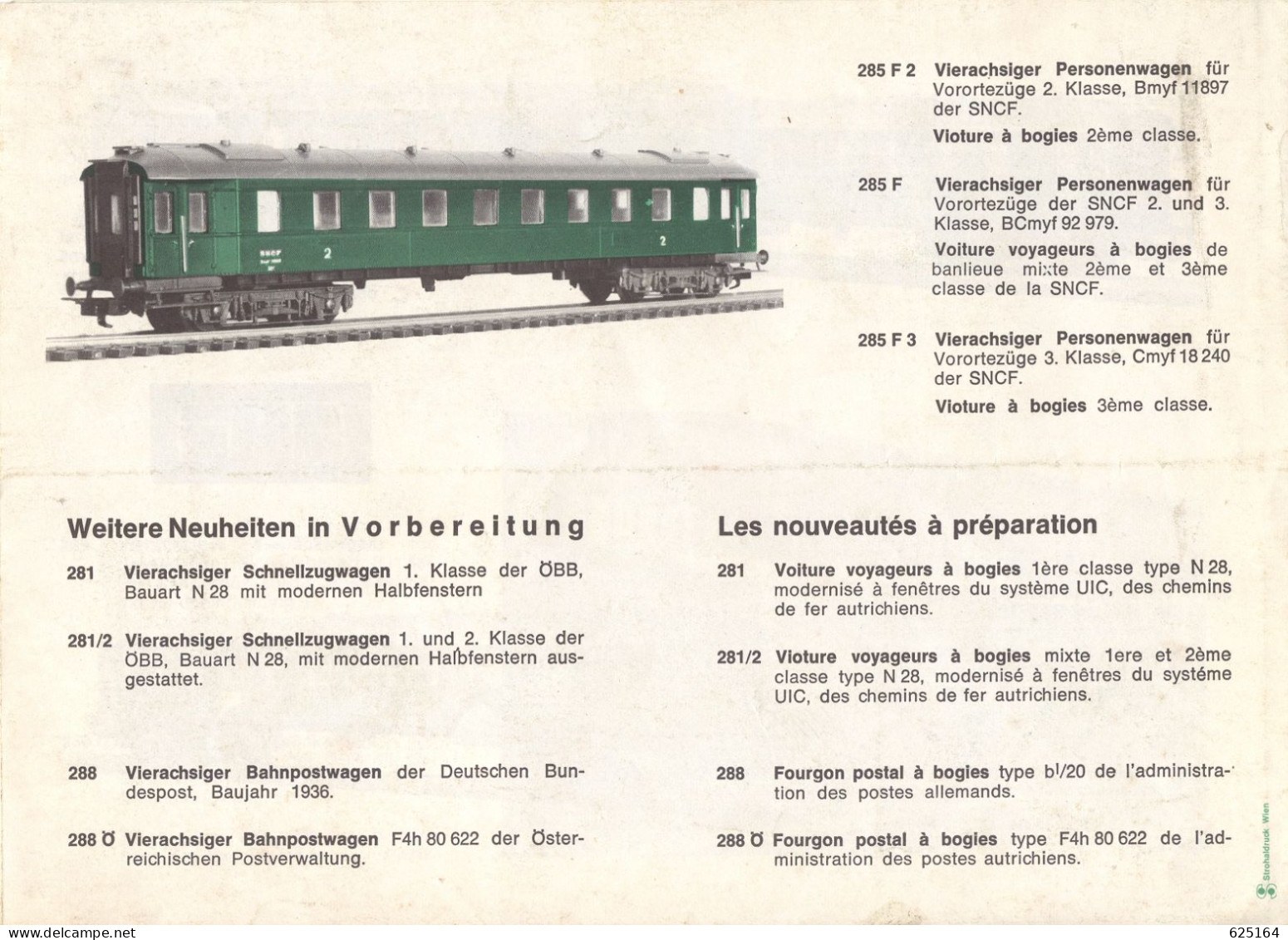 Catalogue LILIPUT 1968 Neuheiten Les Nouveautés  HO 1:87 . - Français