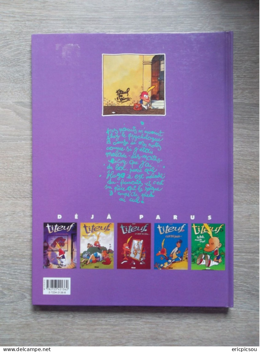 TITEUF " Et le derrière des choses "  N5 1996