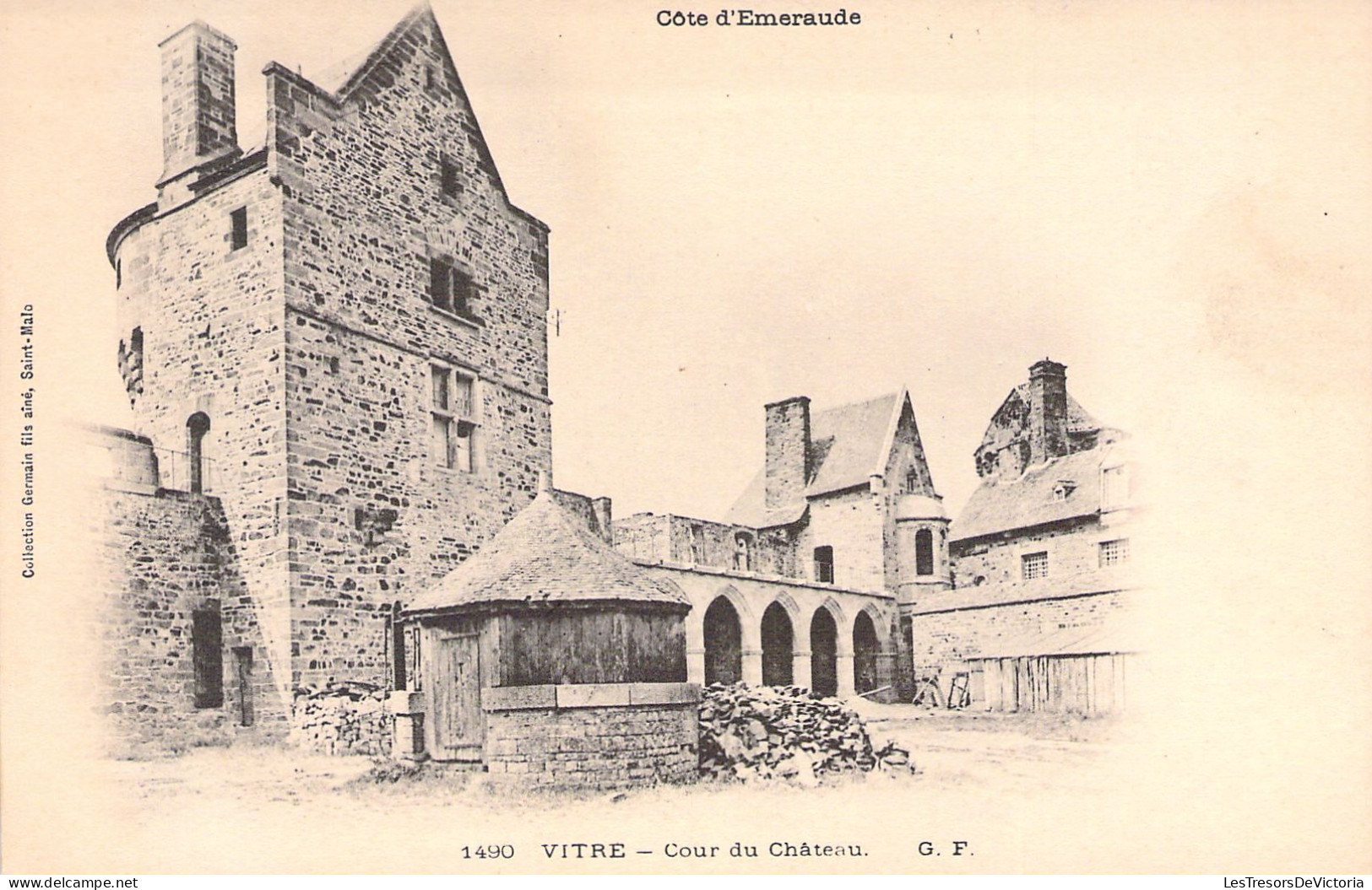 FRANCE - 35 - VITRE - Cour Du Château - Carte Postale Ancienne - Vitre
