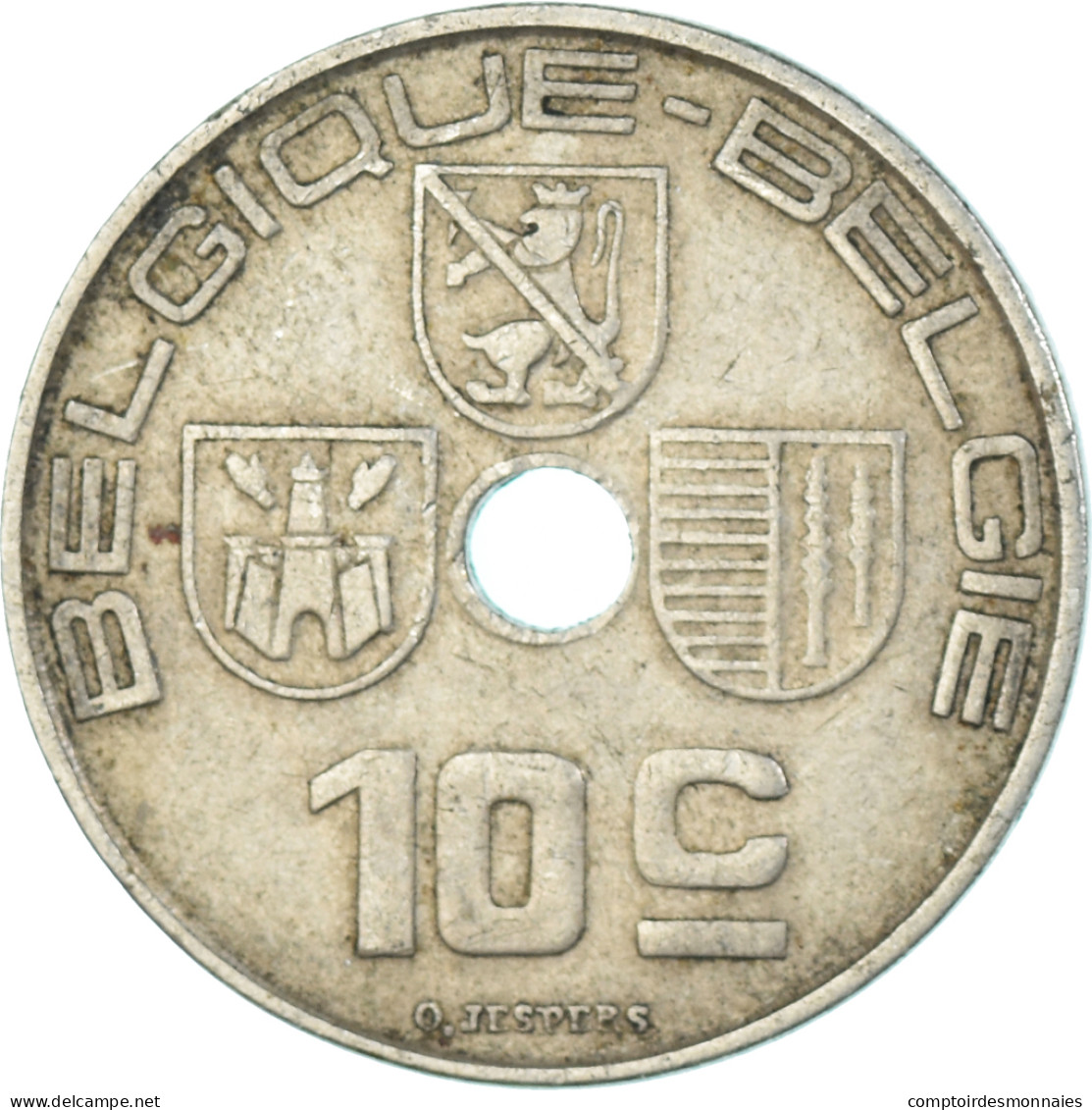 Monnaie, Belgique, 10 Centimes, 1938 - 10 Cents