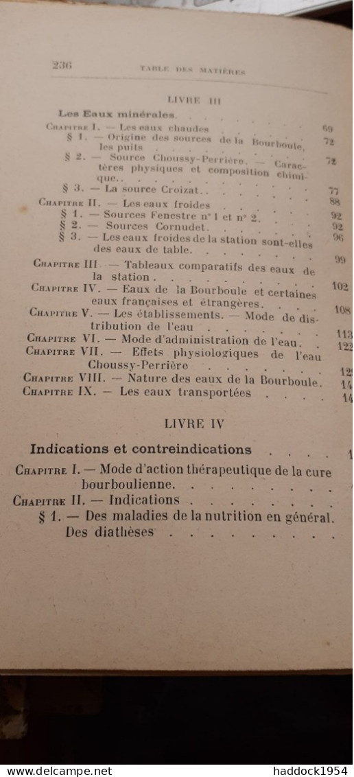 La BOURBOULE Son Climat Et Ses Eaux Minérales DOCTEUR SARAZIN Sté D'éditions Scientifiques 1900 - Auvergne