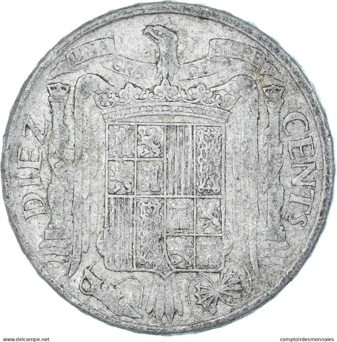Monnaie, Espagne, 10 Centimos, 1953 - 10 Céntimos