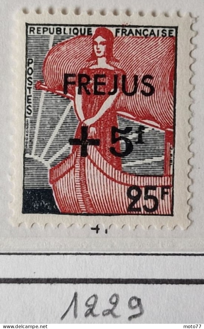 TIMBRE France N° 1229 Neuf - 1959 - Yvert & Tellier 2003 Coté Minimum 0.50 € - 1959-1960 Marianne In Een Sloep