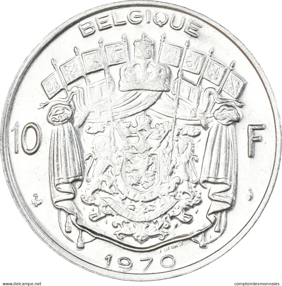 Monnaie, Belgique, 10 Francs, 10 Frank, 1970 - 10 Frank