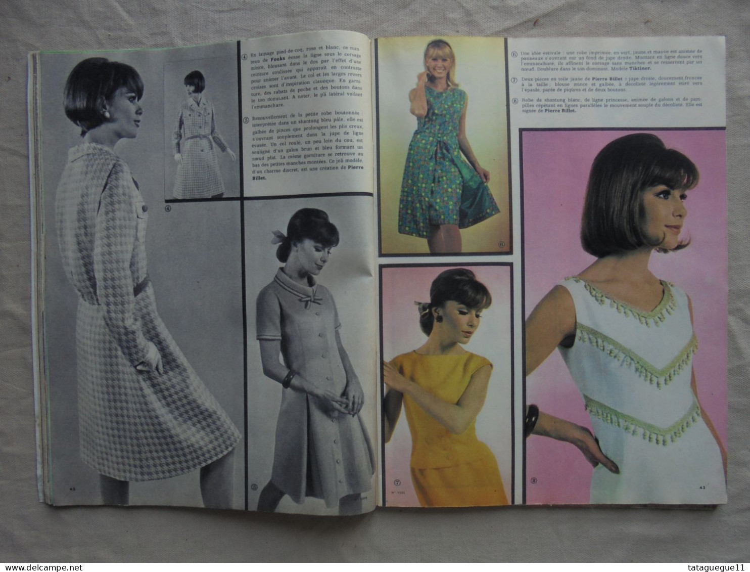 Ancien - Revue Femmes D'Aujourd'hui N° 1035 - 4 Mars 1965 - Fashion