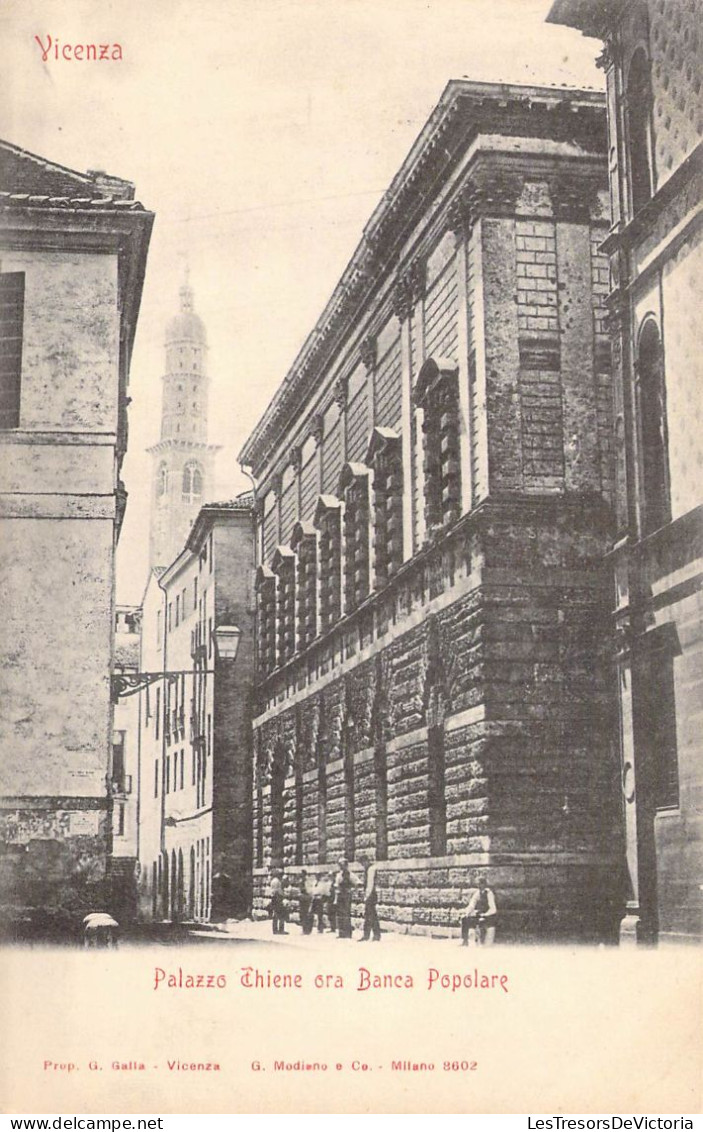 ITALIE - Vicenza - Palazzo Thiene Ora Banca Popolare - Carte Postale Ancienne - Vicenza