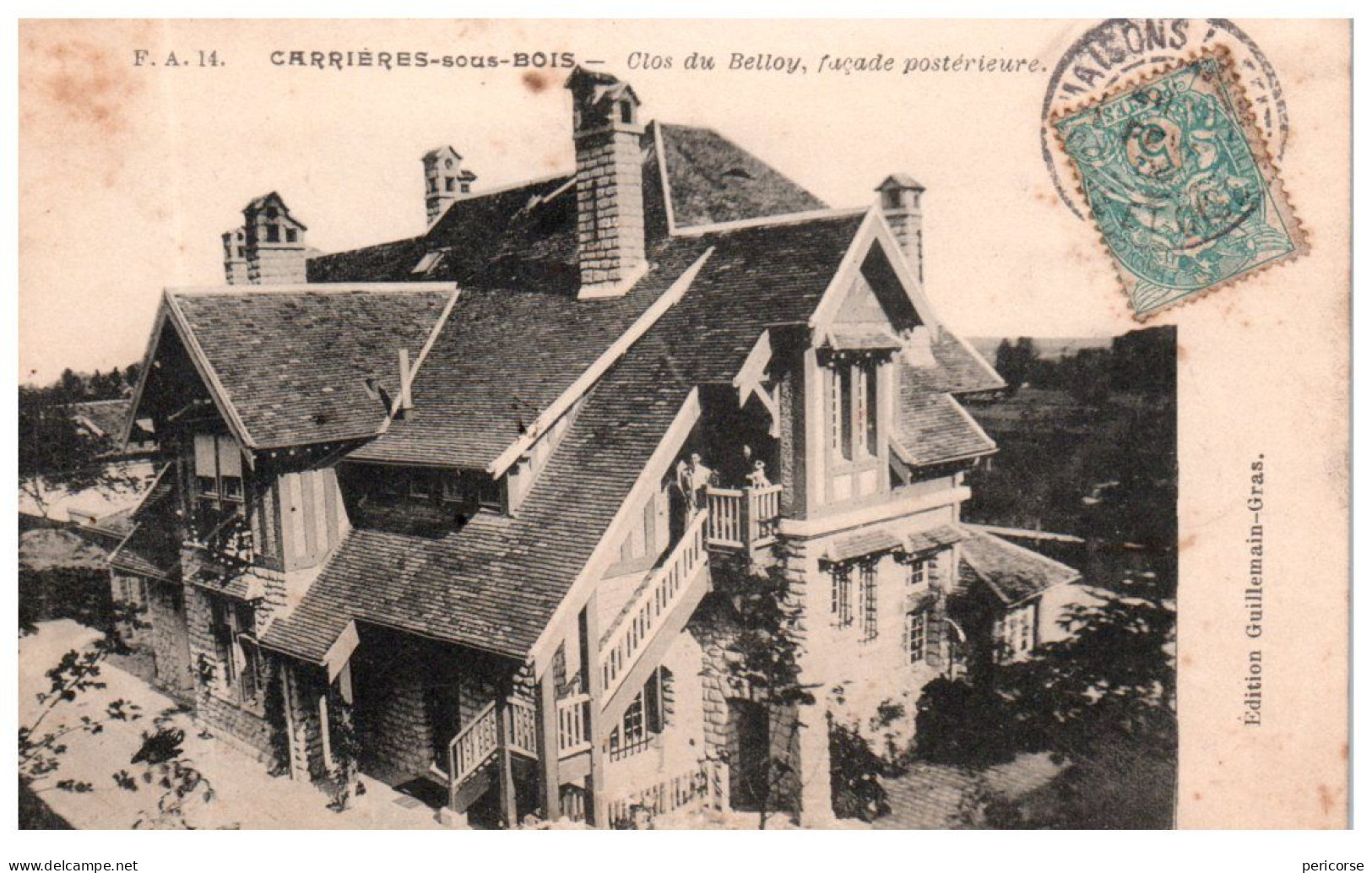 78  Carrières  Sous Bois  Clos Belloy (façade Postérieure - Carrieres Sous Poissy