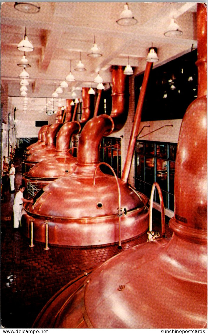 Wisconsin Milwaukee Miller Brewing Company The Brewhouse Copper Custom Made Kettles 1972 - Milwaukee