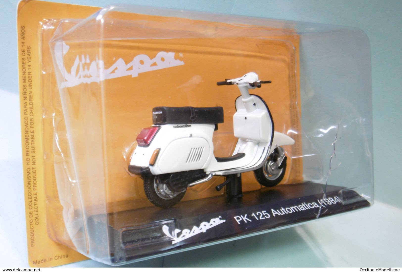 Maisto - VESPA PK 125 Automatica 1984 Blanc Neuf 1/18 - Maisto