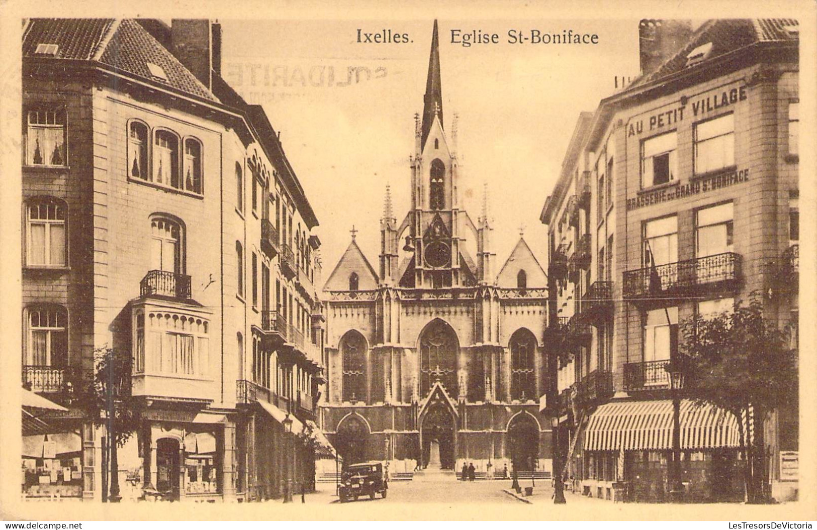 BELGIQUE - IXELLES - Eglise St Boniface - Edit A W - Carte Postale Ancienne - Ixelles - Elsene