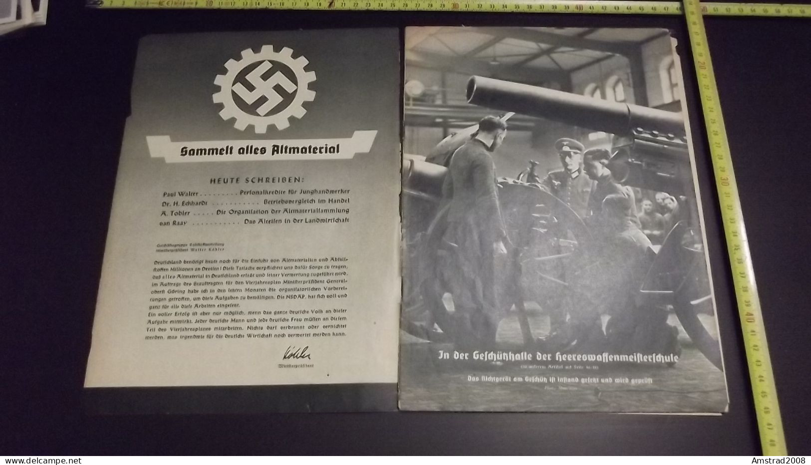 1937 - DER  AUFBAU  - GERMANY - GERMANIA THIRD REICH - ALLEMAGNE - DEUTSCHLAND
