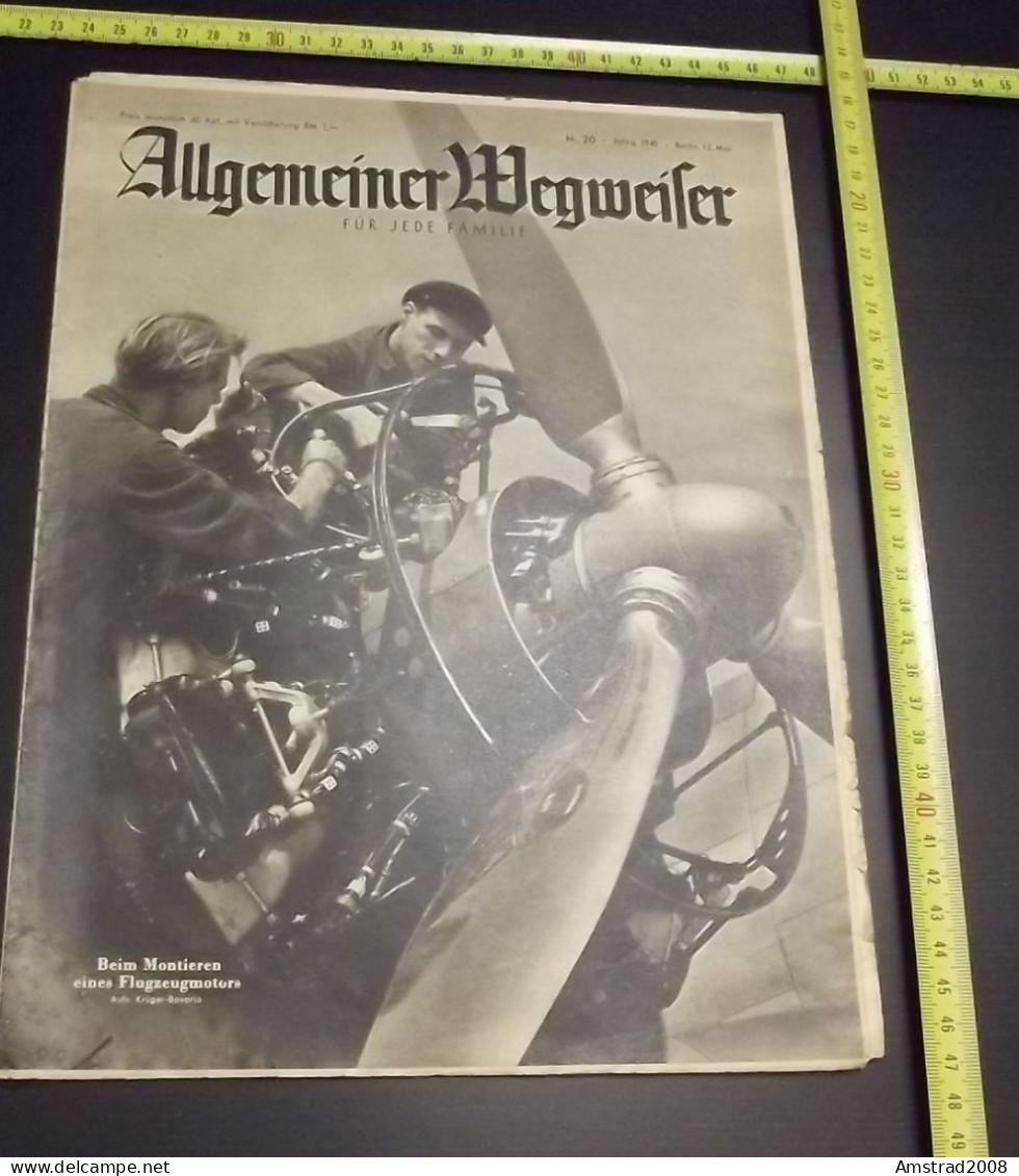 1940- ALLGEMEINER WEGWEISER - FUR JEDE FAMILIE  - GERMANY - GERMANIA THIRD REICH - ALLEMAGNE - DEUTSCHLAND - Tempo Libero & Collezioni