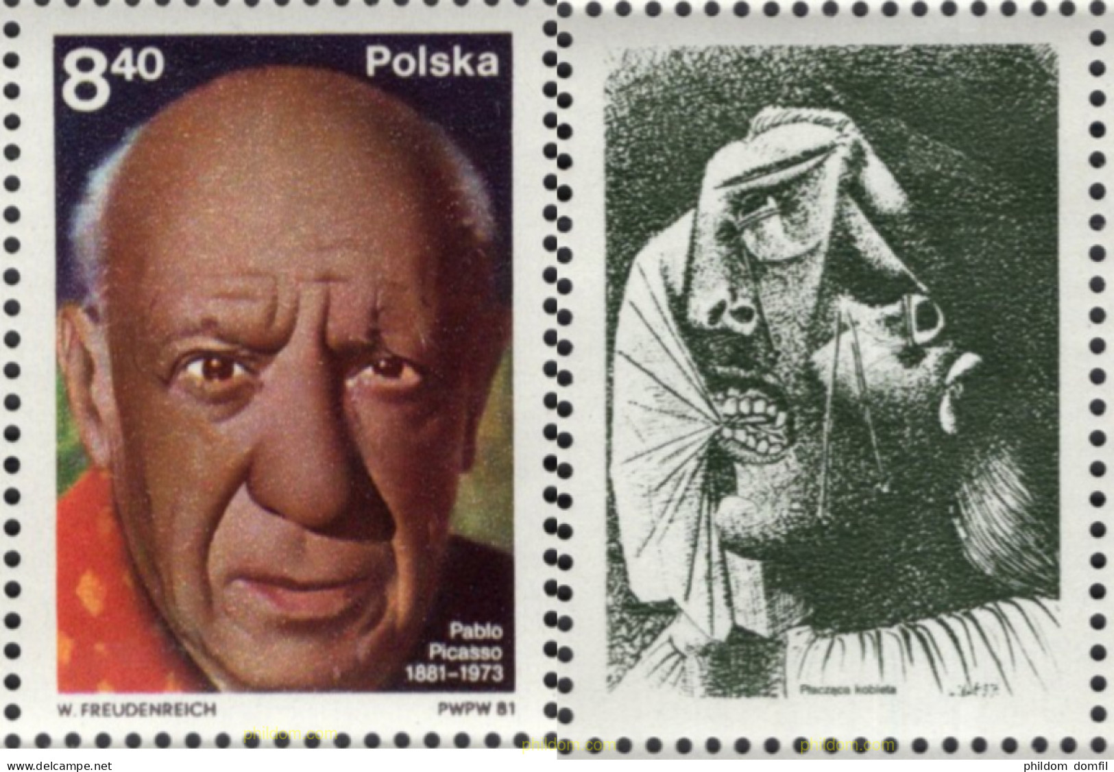 699654 MNH POLONIA 1981 100 ANIVERSARIO DEL NACIMIENTO DEL PINTOR PABLO PICASSO - Autres & Non Classés