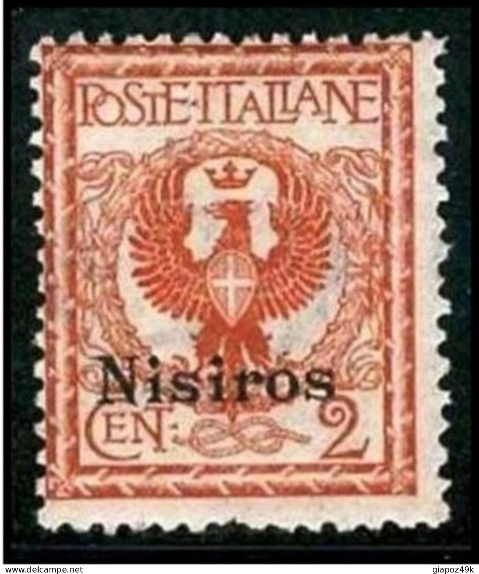 ● ITALIA REGNO Colonie 1912 EGEO ● NISIROS ֍ N.  1 * ● Cat. ? € ● Lotto N.  547 ● - Aegean (Nisiro)