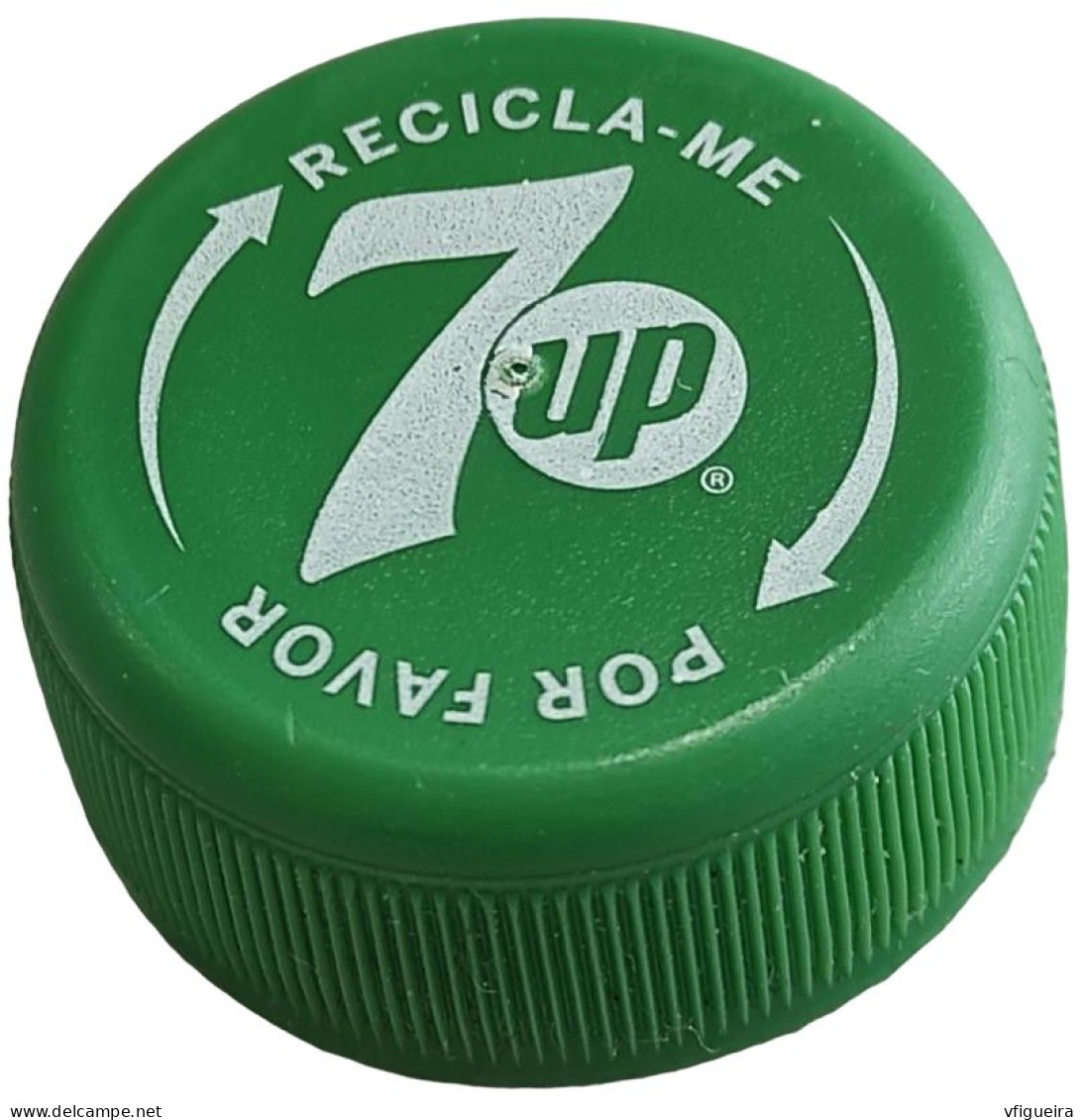 Portugal Capsule Plastique à Visser Verte 7 Up Recicla-me Por Favor - Soda