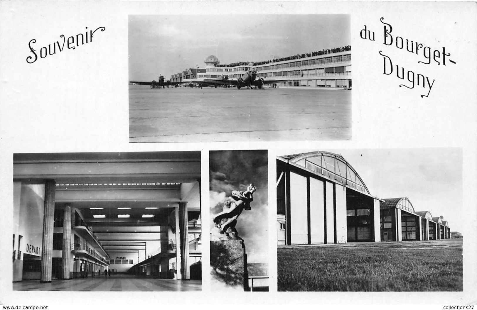 93-LE BOURGET- DUGNY- L'AEROPORT MULTIVUES - Le Bourget