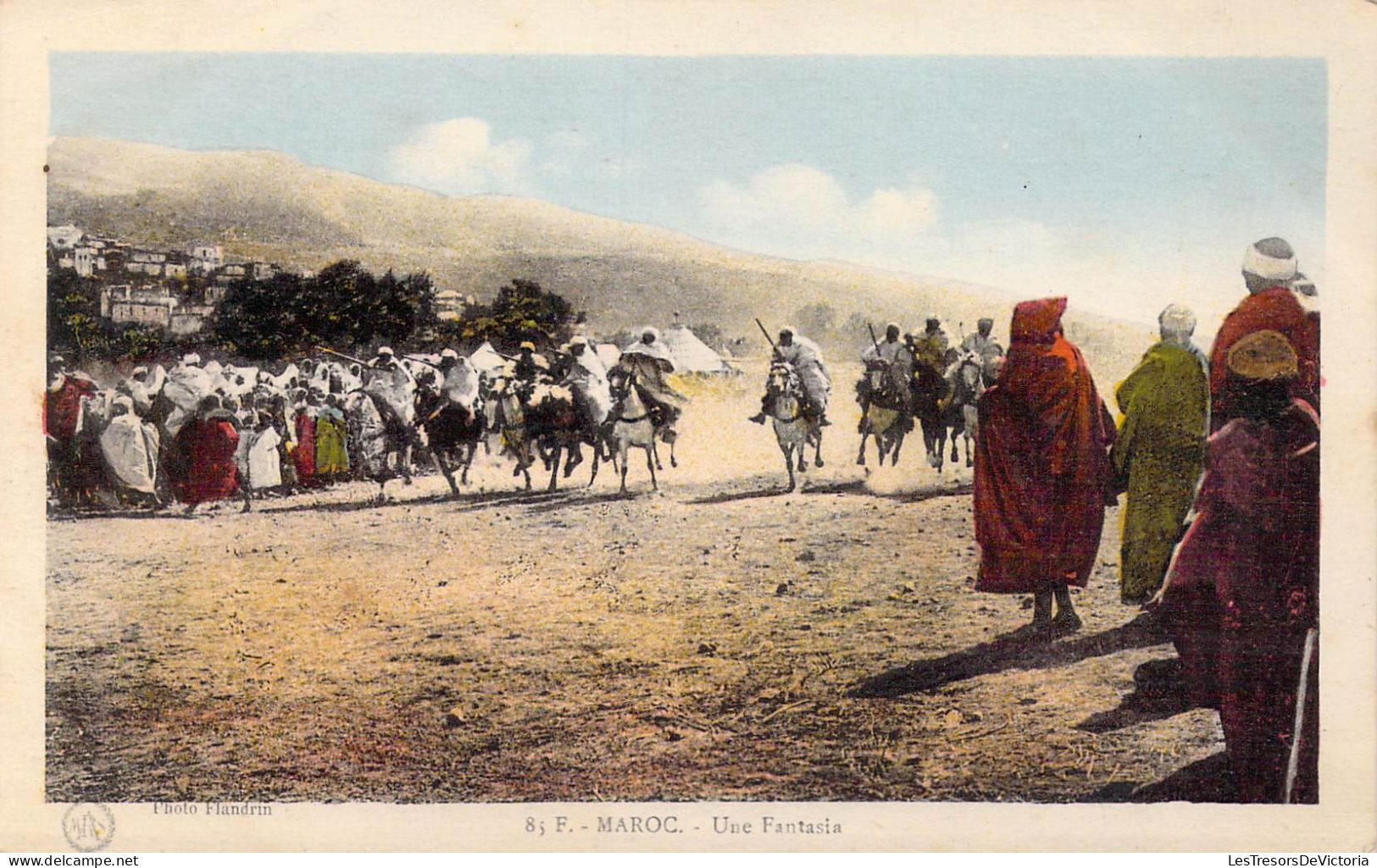 MAROC - Une Fantasia - Carte Postale Ancienne - Autres & Non Classés