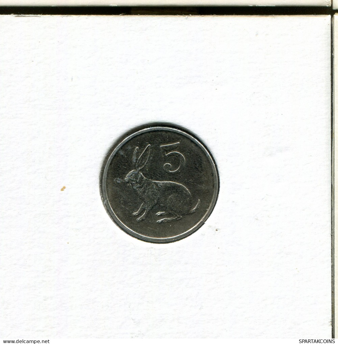 5 CENTS 1997 ZIMBABWE Pièce #AR501.F - Zimbabwe