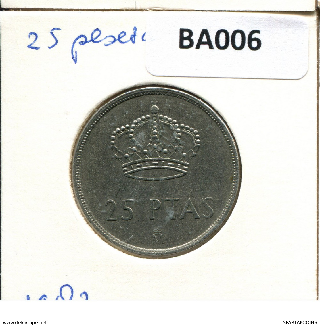 25 PESETAS 1983 ESPAÑA Moneda SPAIN #BA006.E - 25 Peseta