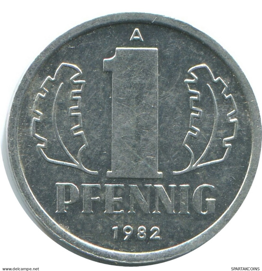 1 PFENNIG 1982 A DDR EAST GERMANY Coin #AE045.U - 1 Pfennig