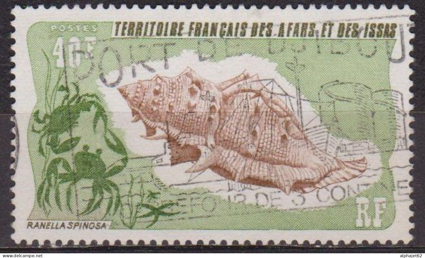 Faune Marine - AFARS ET ISSAS - Coquillage - Ranella Spinosa - N° 394 - 1975 - Gebraucht