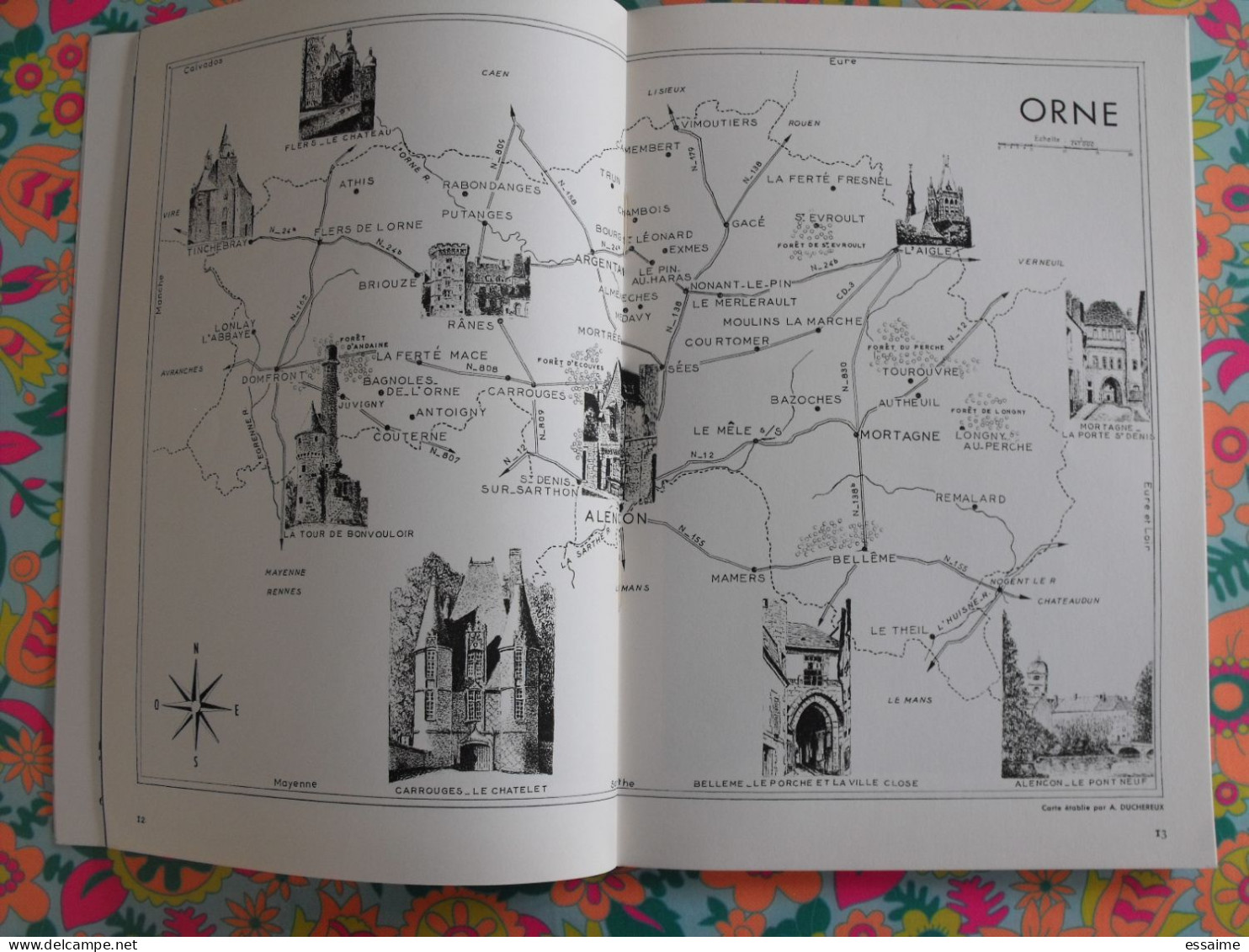 La France à table n° 104. 1963. Orne. Alençon domfront argentan gacé l'aigle bellême mortagne longny sées. gastronomie