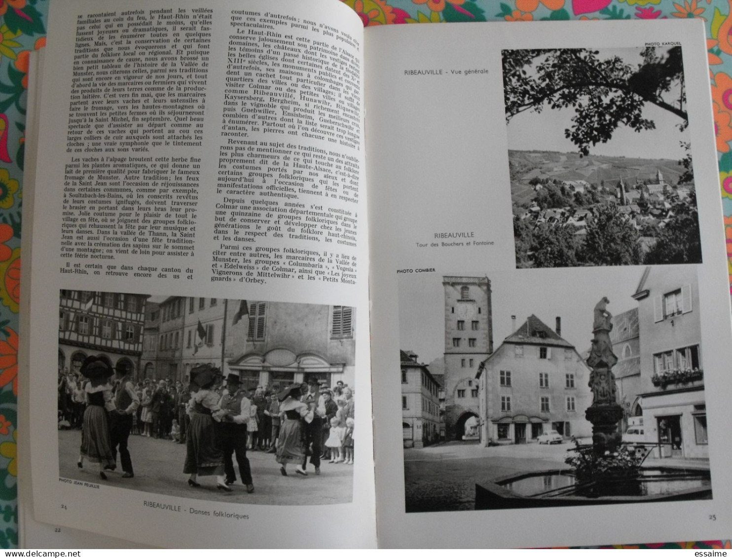 La France à table n° 119. 1966. Haut-Rhin. colmar turkheim riquewihr guebwiler hohroberg thann mulhouse. gastronomie