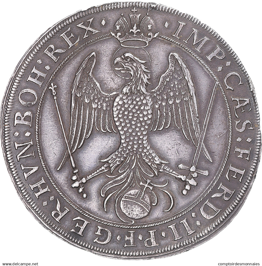 Monnaie, Etats Allemands, AUGSBURG, Frederic II, Thaler, MDCXXVI (1626) - Taler Et Doppeltaler