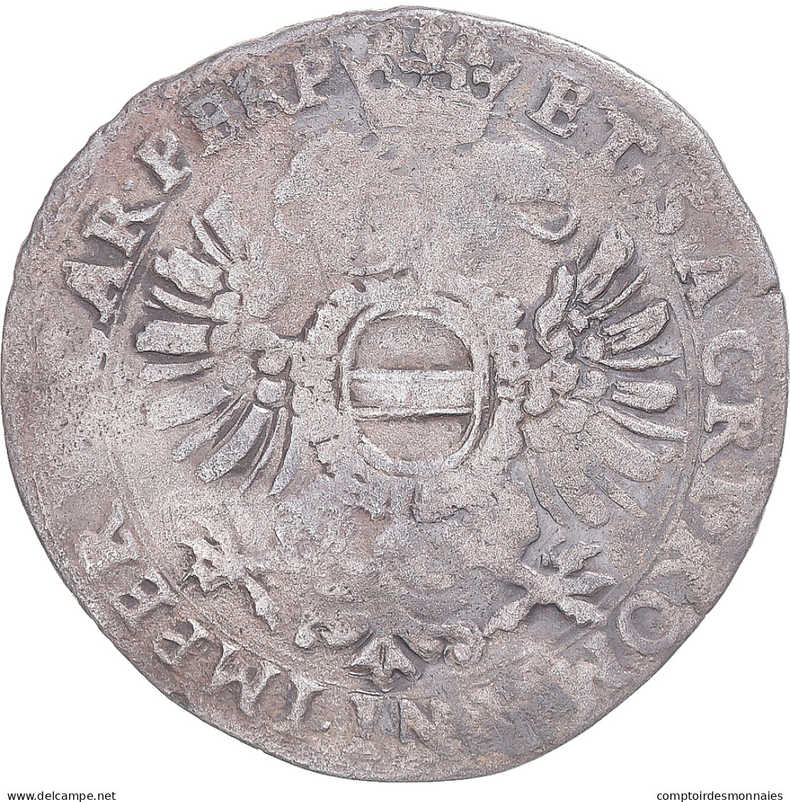 Monnaie, États Italiens, Antonio Maria Tizzone, Testone, 1598-1641, Desana - Monnaies Féodales