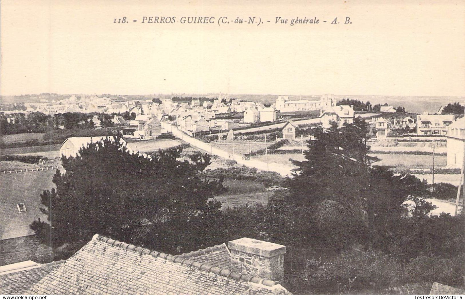 FRANCE - 22 - PERROS GUIREC - Vue Générale - A B - Carte Postale Ancienne - Perros-Guirec