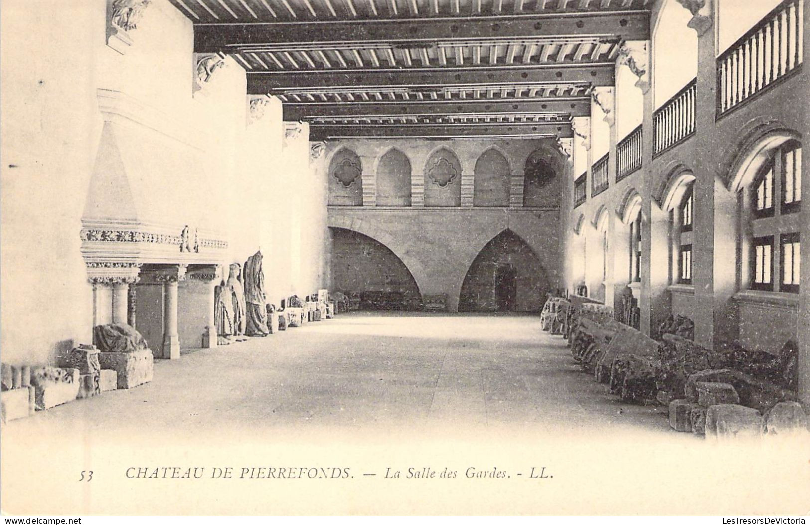 FRANCE - 60 - PIERREFONDS - La Salle Des Gardes - LL - Carte Postale Ancienne - Pierrefonds