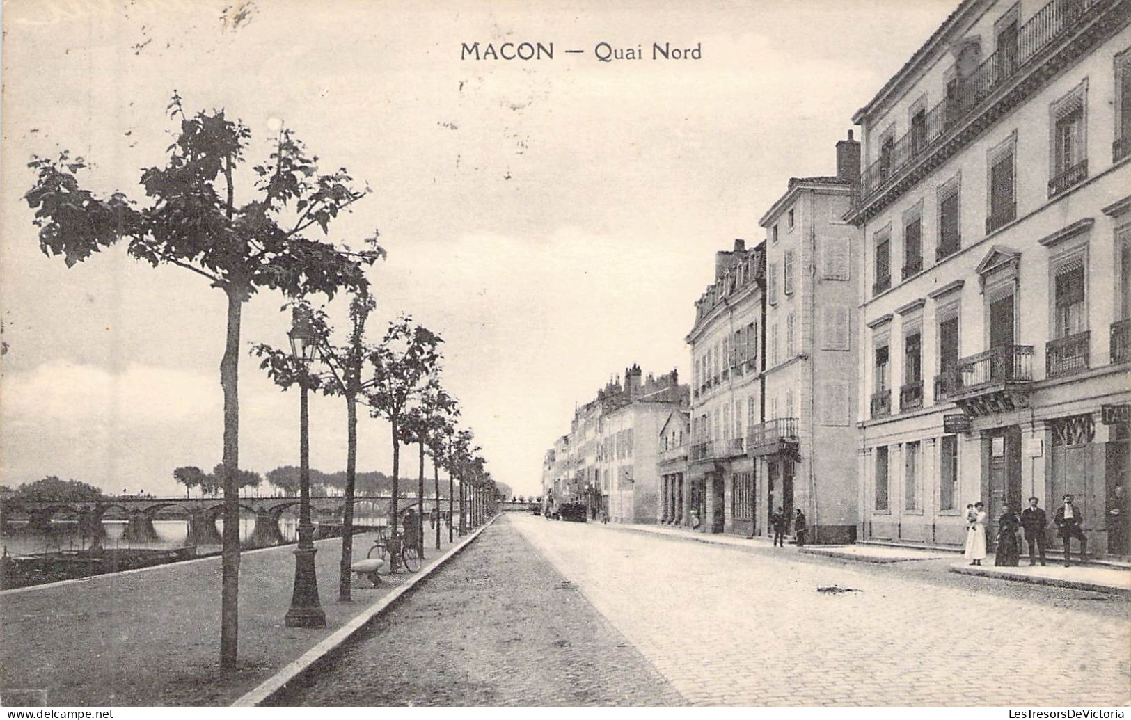 FRANCE - 71 - MACON - Quai Nord - Carte Postale Ancienne - Macon