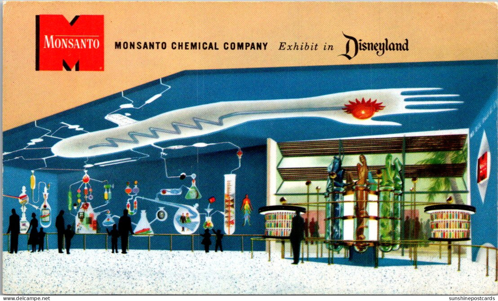 California Anaheil Disneyland The Monsanto Chemical Company Exhibit "The Chemitron" - Anaheim