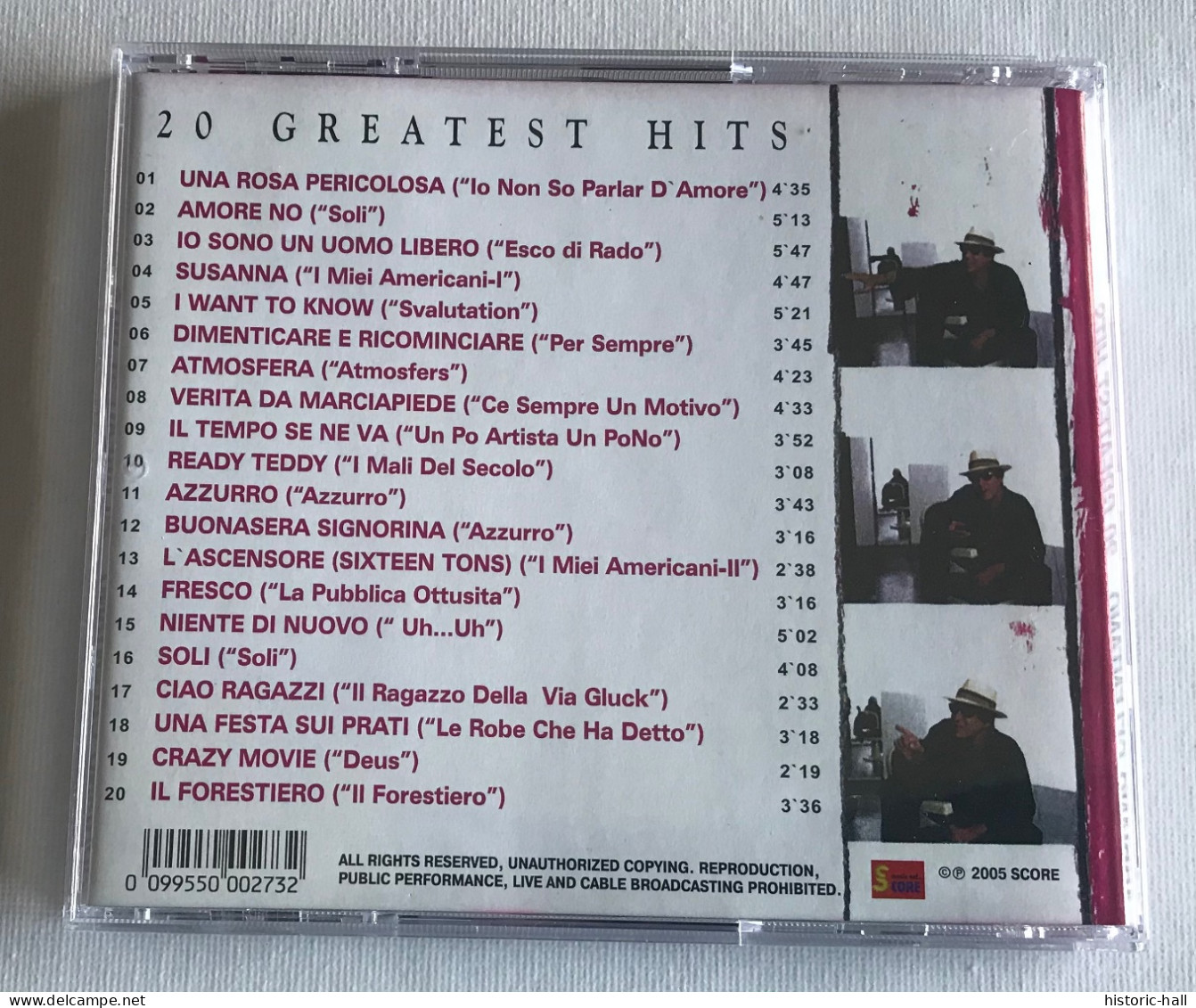 ADRIANO CELENTANO - 20 Greatest Hits - CD - 2005 - Russian Press - Sonstige - Italienische Musik