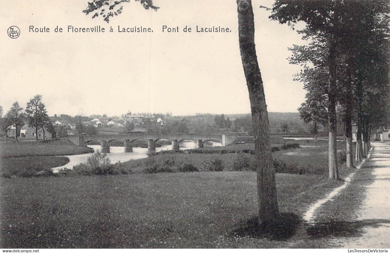 BELGIQUE - Route De Florenville à Lacuisine - Pont De Lacuisine - Carte Postale Ancienne - Florenville