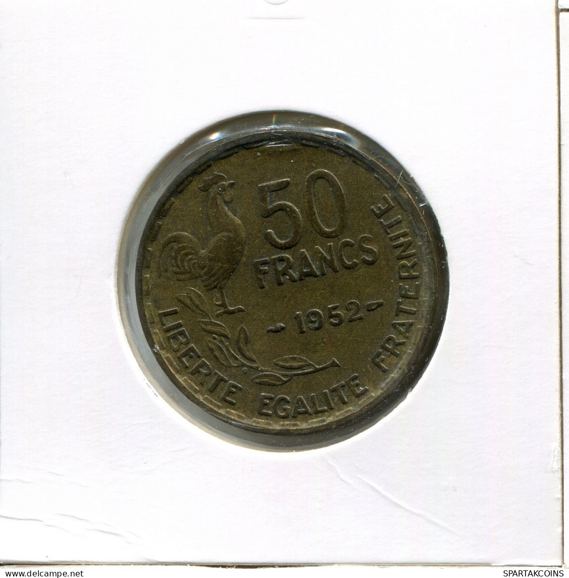 50 FRANCS 1952 FRANCIA FRANCE Moneda #AK943.E - 50 Francs