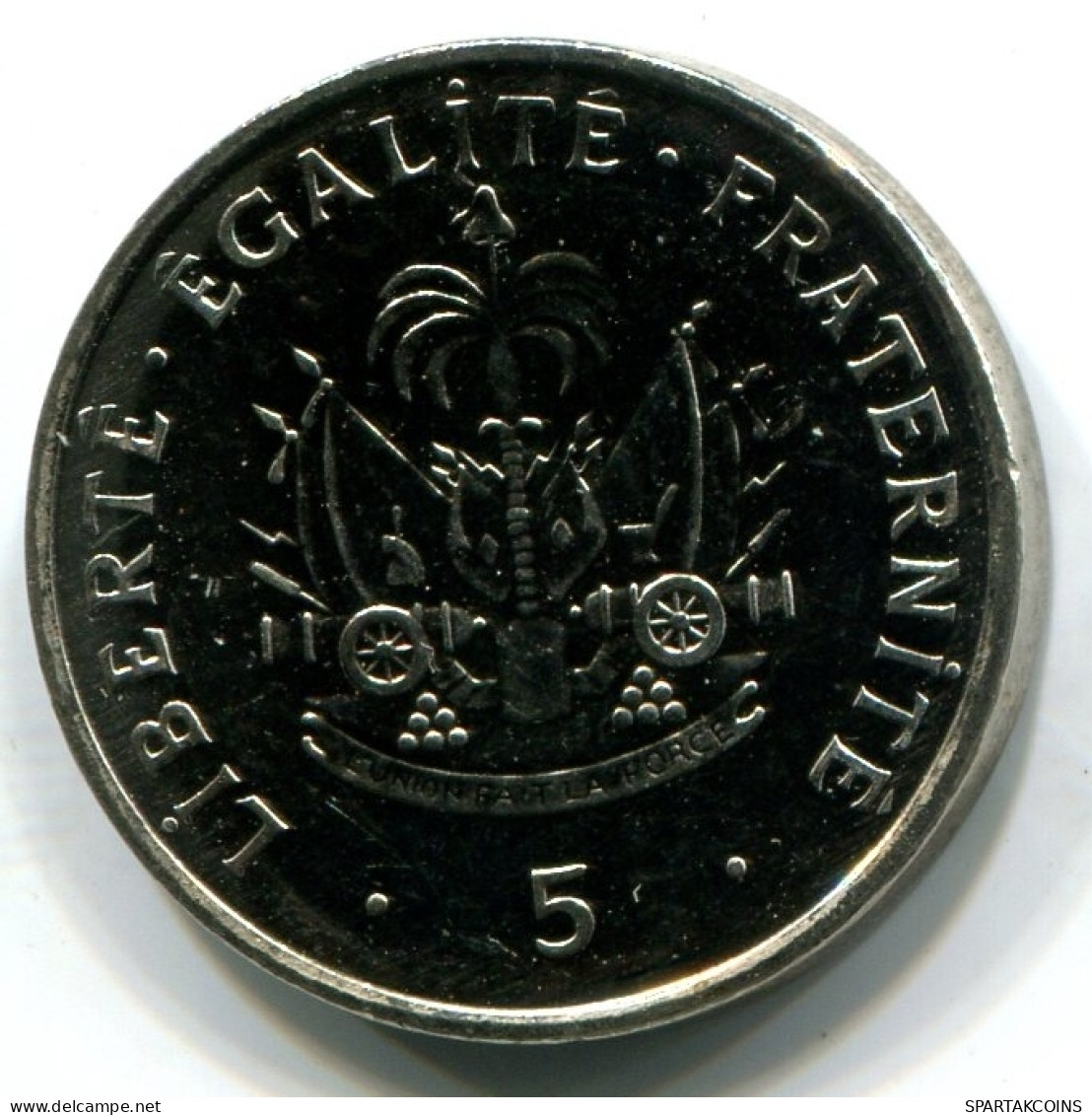 5 CENTIMES 1997 HAITI UNC Coin #W11389.U - Haïti