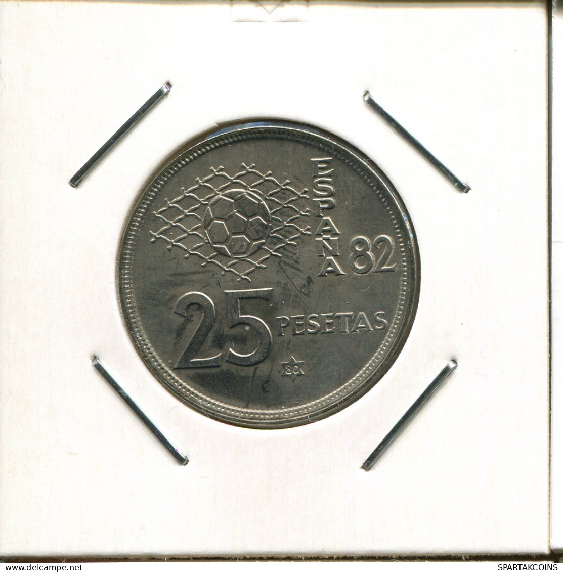 25 PESETAS 1980 SPANIEN SPAIN Münze #AR839.D - 25 Peseta