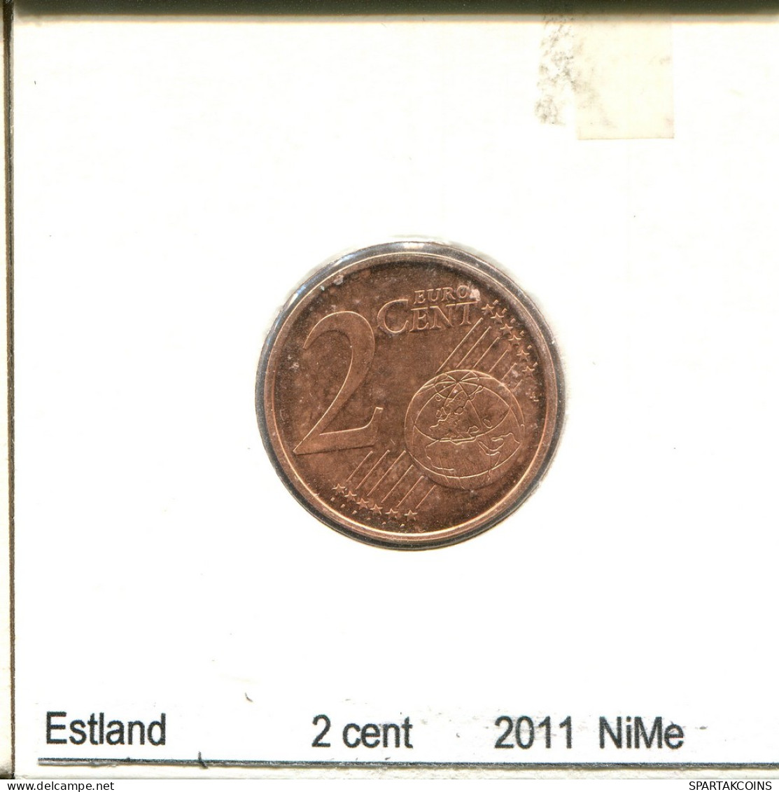 2 CENTS 2011 ESTONIE ESTONIA Pièce #AS691.F - Estland