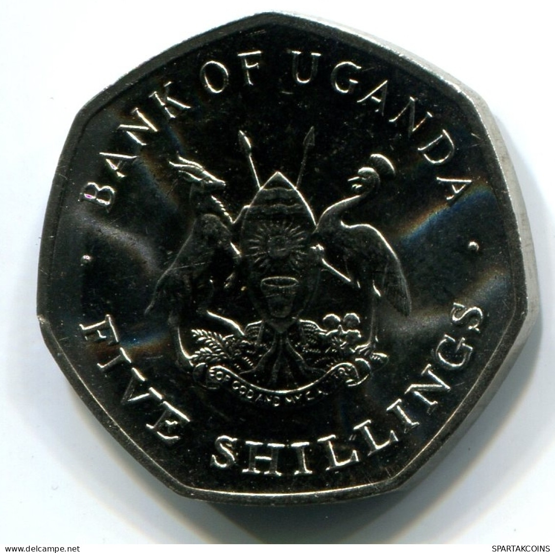 5 SHILLINGS 1987 UGANDA UNC Münze #W11054.D - Uganda