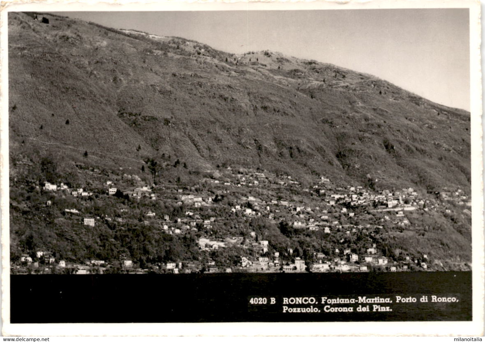 Ronco, Fontana-Martina, Porto Di Ronco, Pozzuolo, Corona Dei Pinz. (4020 B) - Ronco Sopra Ascona