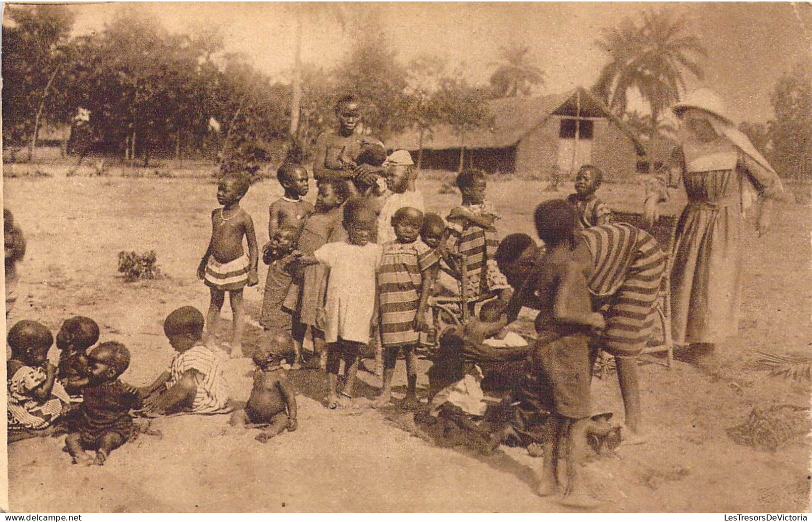 CONGO BELGE - Mission Des Sœurs De Ste-Marie De Namur - Leverville ( Kwango ) - Carte Postale Ancienne - Belgisch-Congo