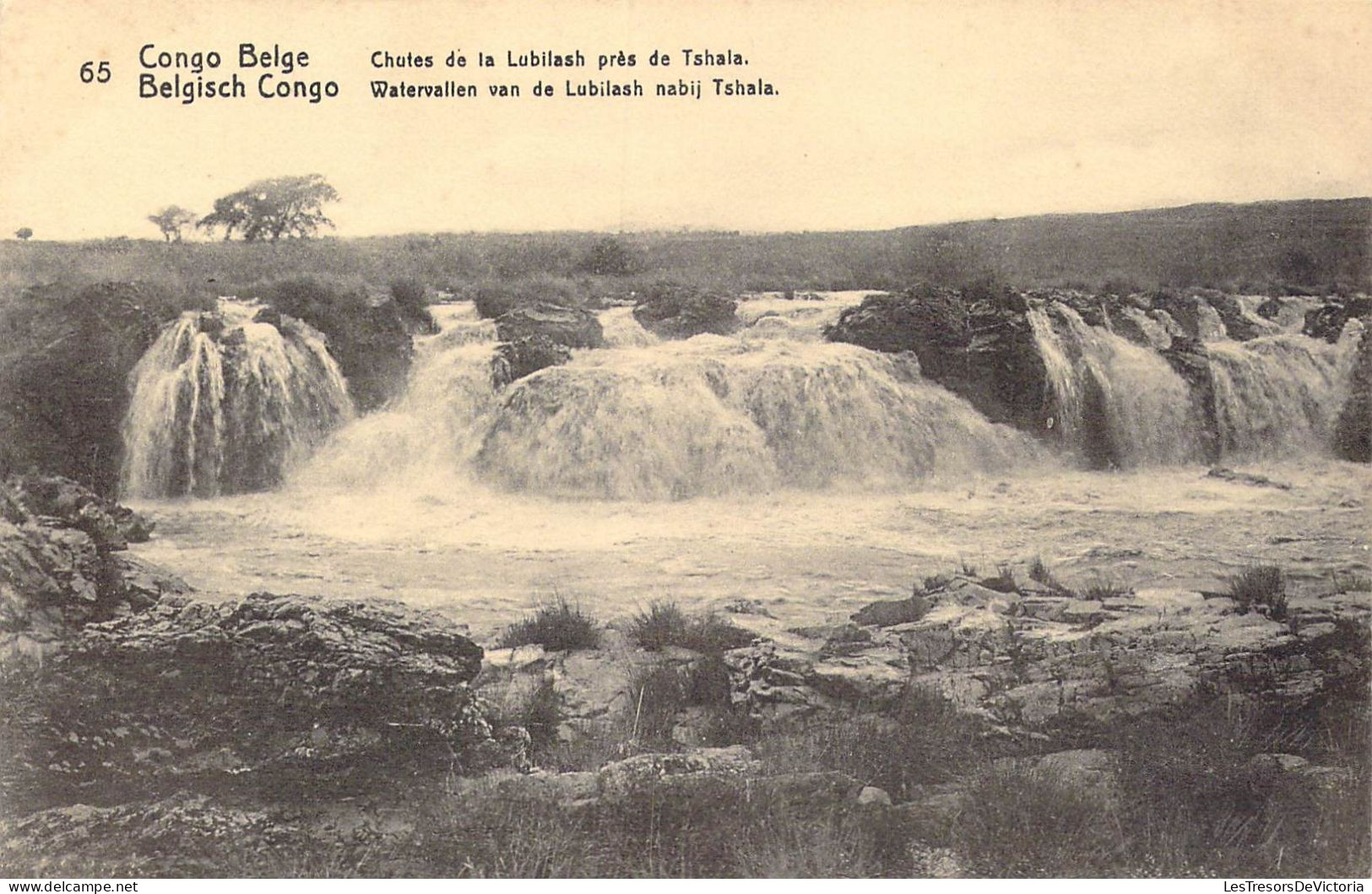 CONGO BELGE - Chutes De La Lubilash Près De Tshala - Carte Postale Ancienne - Belgisch-Kongo