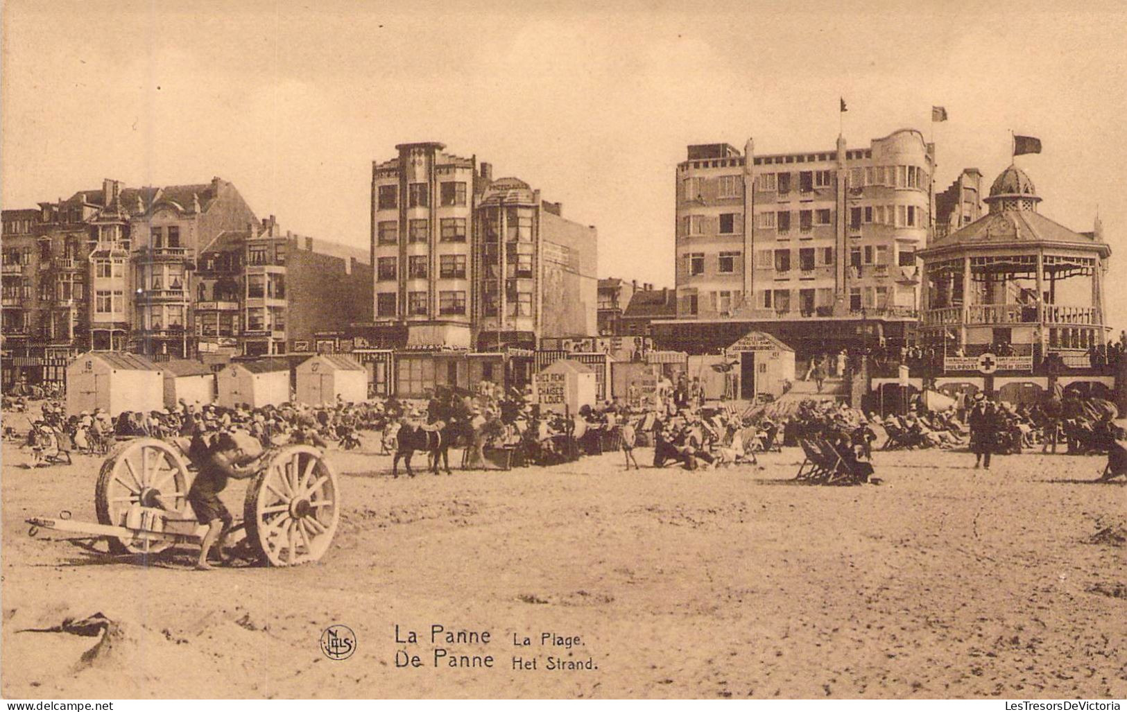 BELGIQUE - LA PANNE - La Plage - Carte Postale Ancienne - Autres & Non Classés