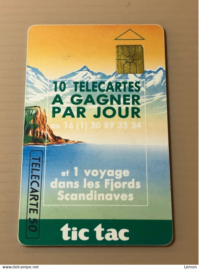 France Telecom Chip Telecarte Phonecard - Tic Tac - Set Of 1 Used Card - Otros & Sin Clasificación