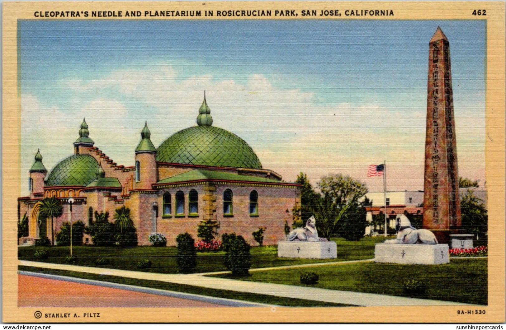 California San Jose Rosicrucian Park Cleopatra's Needle And Planetarium  - San Jose